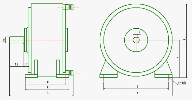 電渦流製動器 電渦流製動器